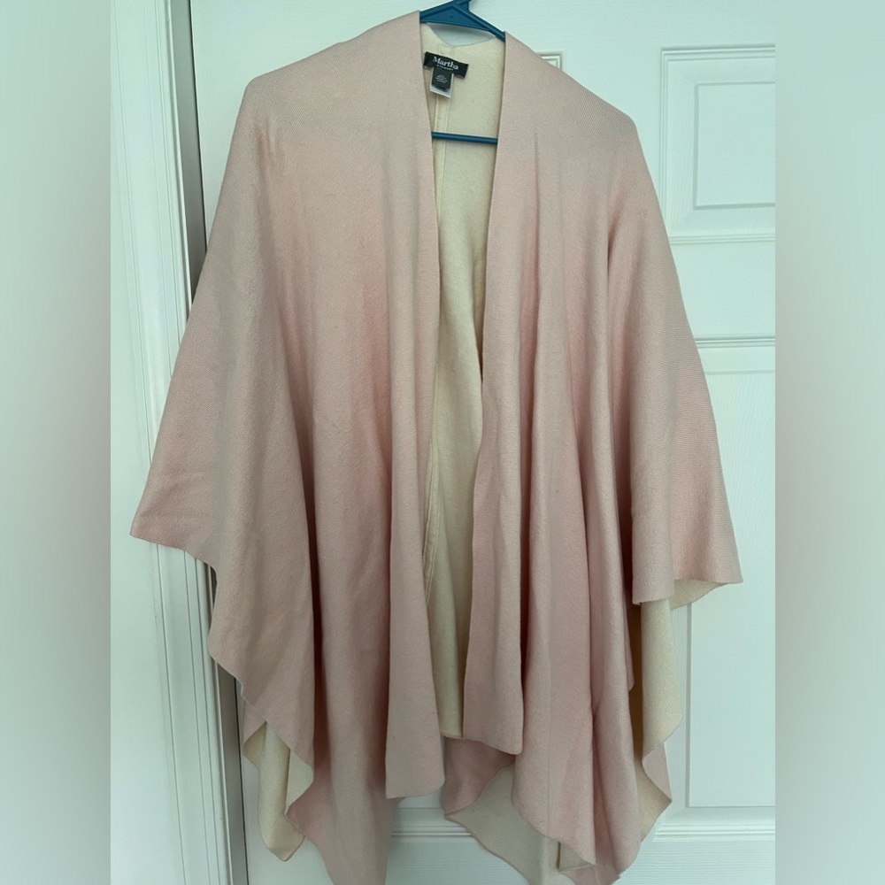 Martha Stewart reversible sweater wrap